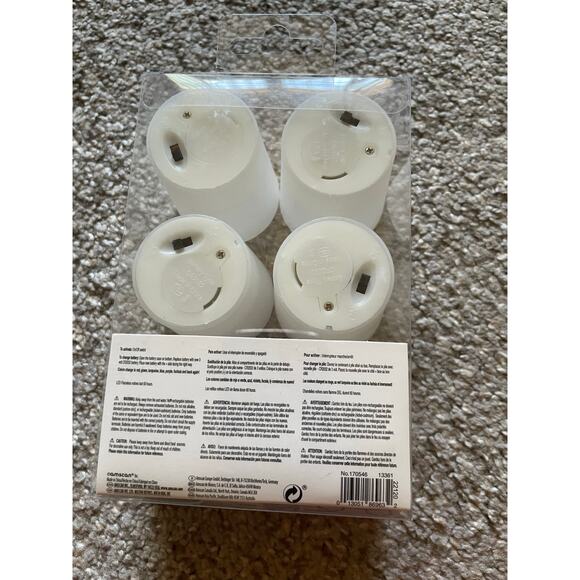 LED Flameless Tea Candles set of 6 Rainbow colors NIB - Picture 9 of 9